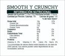 información nutricional de mantequilla de maní smooth