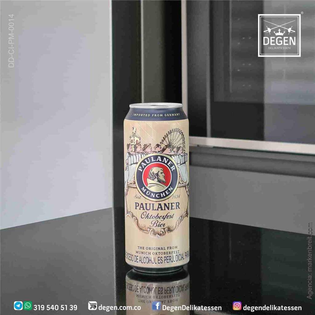 Paulaner Munich Cerveza de fiesta de octubre - 500 ml