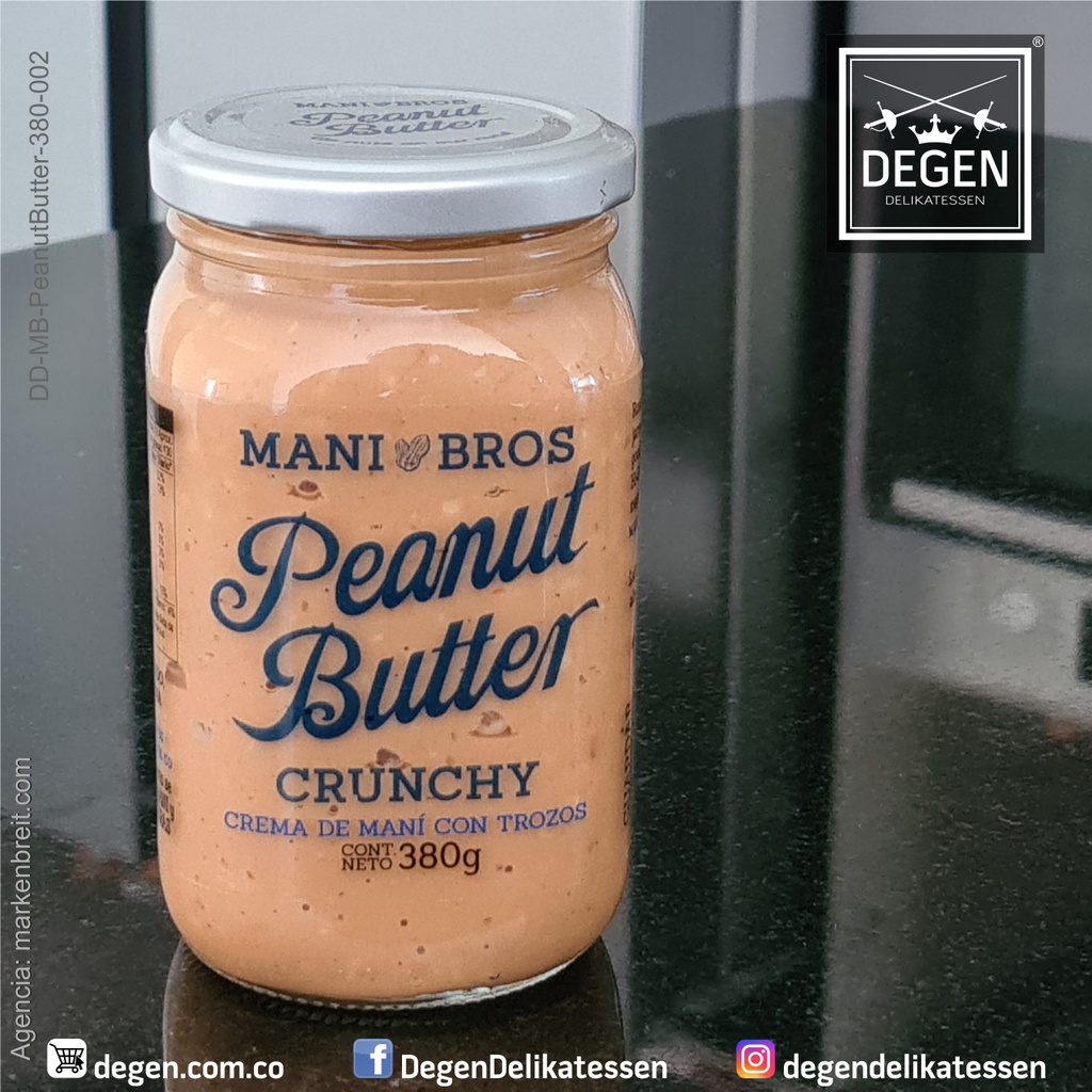 Mantequilla de Maní - Crunchy - Mani Bros