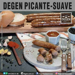 [DD-PP-5-550] Salchichas Alemanas Degen - Picante-Suave