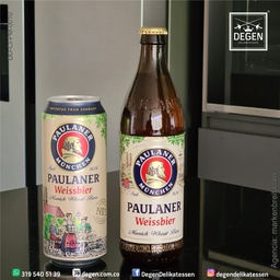 Paulaner Munich Cerveza Rubia de trigo - 500 ml
