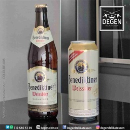 Benediktiner Cerveza Rubia de trigo naturtrüb - 500 ml