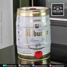 [CI-BIT-PP-5000] Bitburger Premium Pils - 5 Liter Barrel