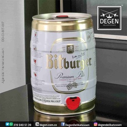 [CI-BIT-PP-5000] Bitburger Premium Pils - Barril 5 litros