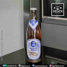 [CI-HOF-WEI-0500] Hofbräu Münchner Weisse - Cerveza de trigo - Botella de 500 ml - Hofbrau Munich