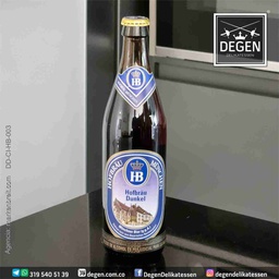 [CI-HOF-DUN-0500] Hofbräu München Dunkel - Cerveza Oscura - Botella de 500 ml - Hofbrau Munich