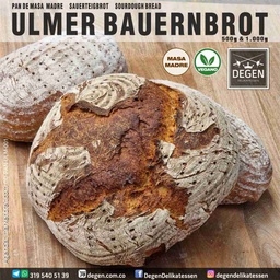 Pan de trigo y centeno de masa madre Ulm - DEGEN