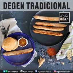 [DD-PT-5-550] German Degen Sausages - Traditional